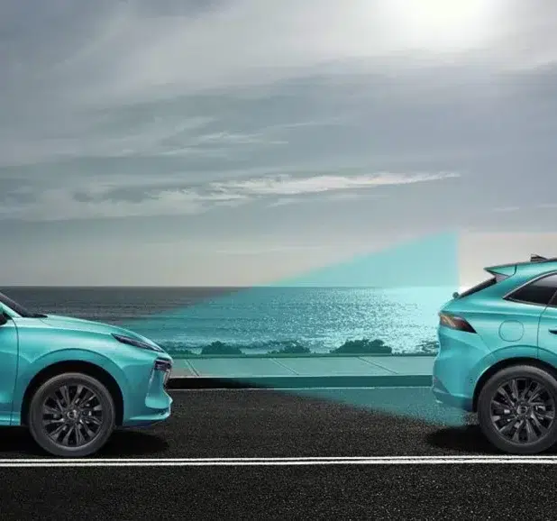 Demonstration of parking assist system and remote control operation
